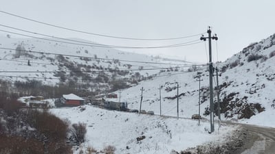 Kurdistan Region snow shuts mountain roads, closes Kele border crossing