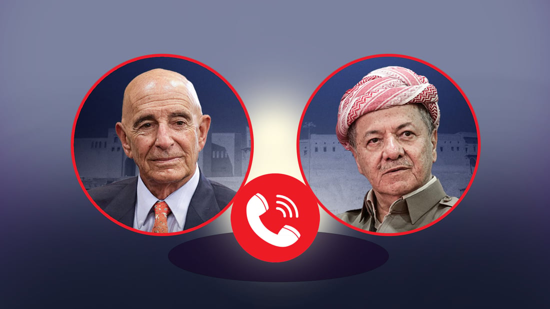 تۆم باراك قسەی لەگەڵ بارزانی کردووە “نابێت ئێران حكومه‌تی عێراق دابنێت”