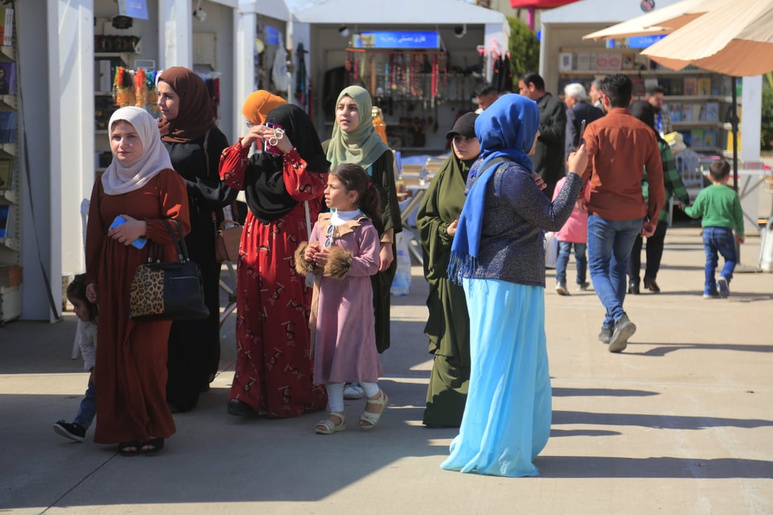 صور من صبيحة اليوم الرابع لمعرض الكتاب في أربيل