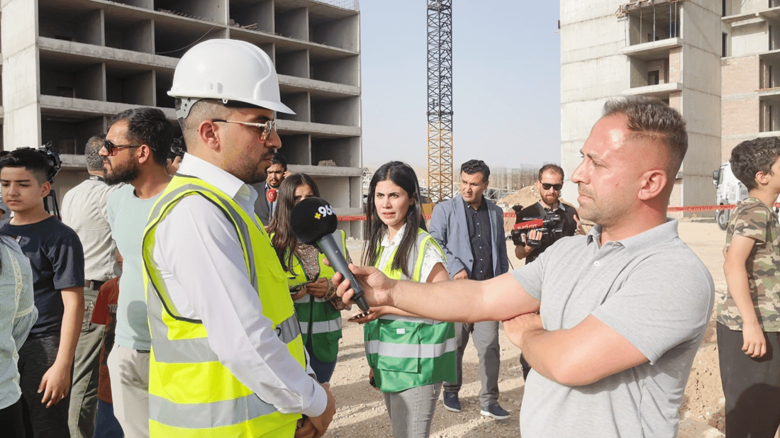 فيديو من موقع سقوط رافعة السليمانية.. وتفاصيل جديدة من الشركة