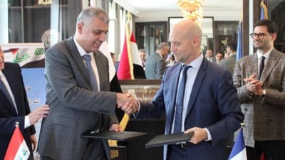 اتفاق عراقي فرنسي لبناء مصانع وأدوات ري بمليار يورو خلال 3 سنوات