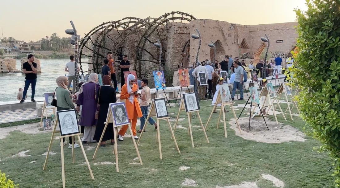 Artist Saad Hifthi brings open-air exhibit to life in Hit
