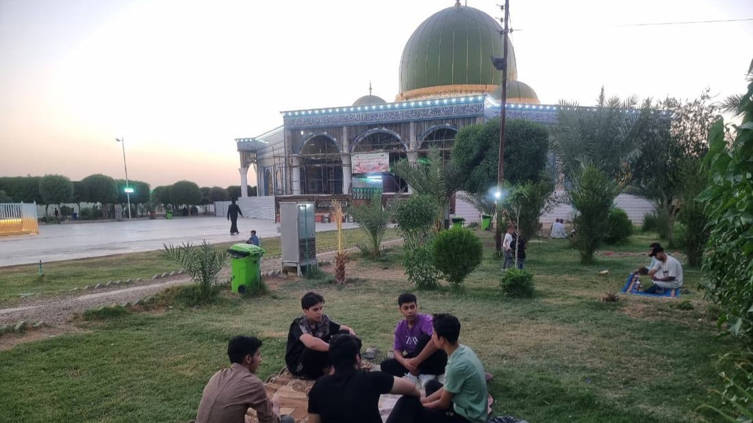 صور من مرقد سيد لطيف في قلعة سكر: يقصده الناس للنزهة.. والمشلب يعد بمتنزه كبير