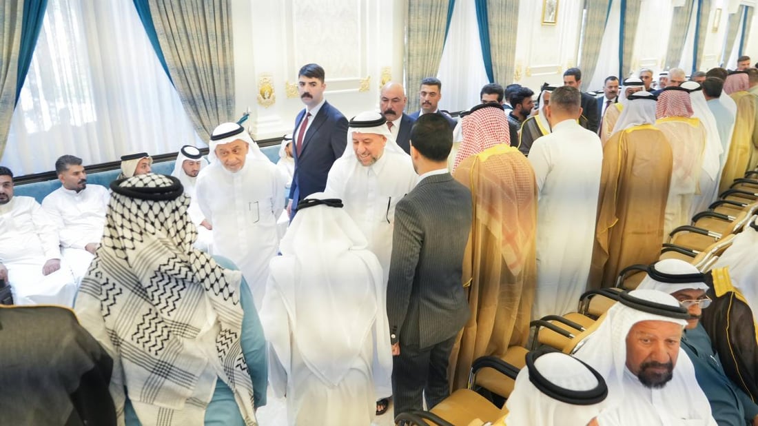 الخنجر والسامرائي وأبو مازن في ضيافة شعلان الكريم لبحث الإسراع باختيار رئيس للبرلمان