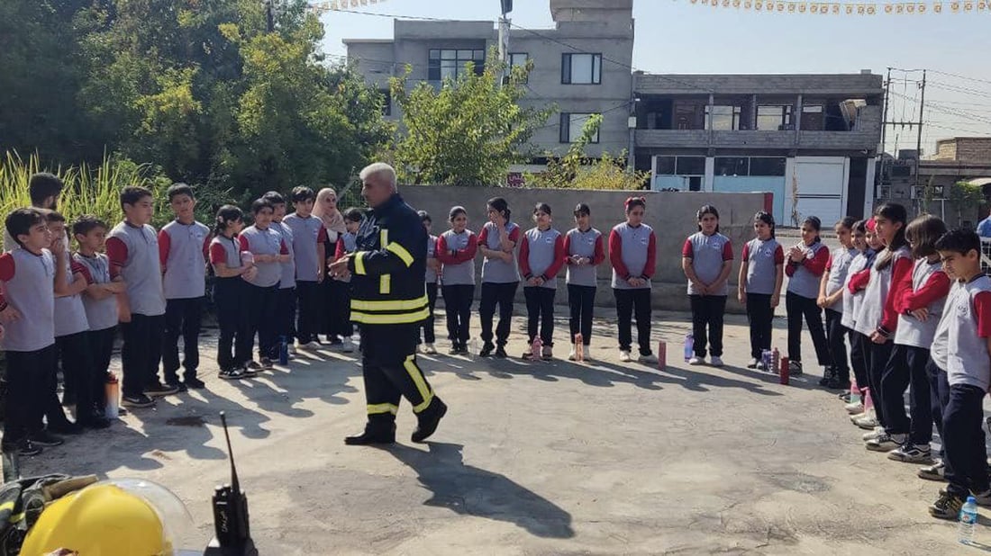 به‌رگریى شارستانیى خورماڵ قوتابیان له‌ ئاگركه‌وتنه‌وه‌ دوور ده‌خاته‌وه‌