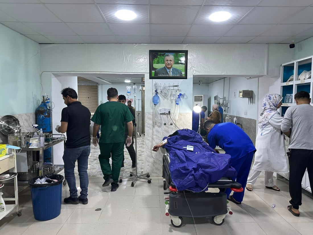 ئۆتۆمبێلێک وەرگەڕا و پێنج ئەندامی خێزانێک برینداربوون