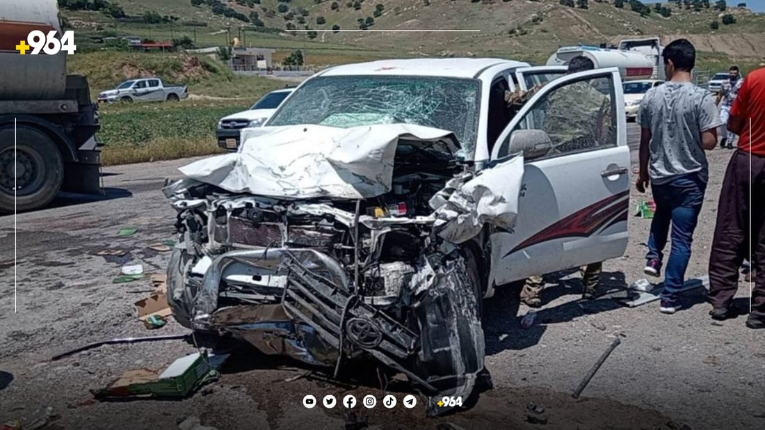 لە دەربەندیخان بەهۆی رووداوێکی هاتوچۆ دوو کەس گیانیان لەدەستدا