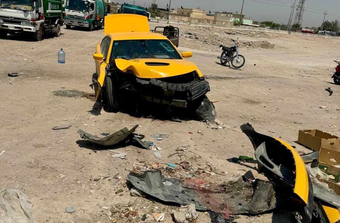 مصرع وإصابة 6 من عائلة إيرانية بحادث شمال البصرة.. قرب مجسر الگزيزة