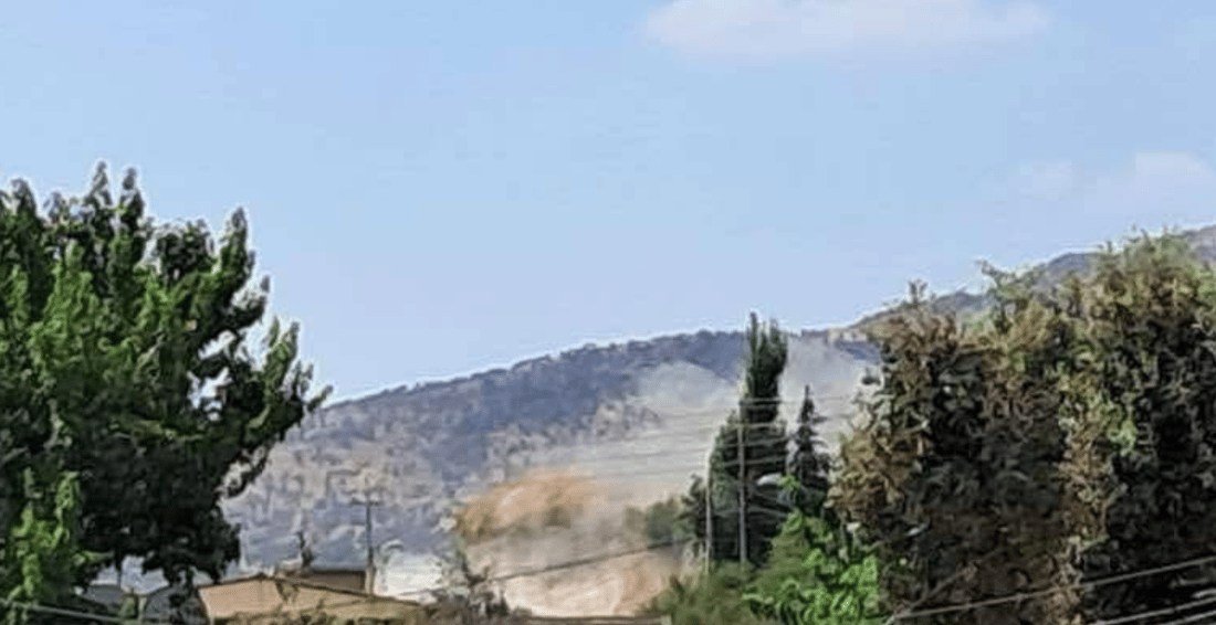 گوللەتۆپێک لەسەر شەقامی گشتی کەوتەخوارەوە