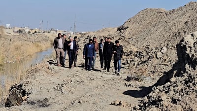 فيديو: 40 حياً في سوق الشيوخ متحمسة لأكبر مشروع مع جولة المسؤولين