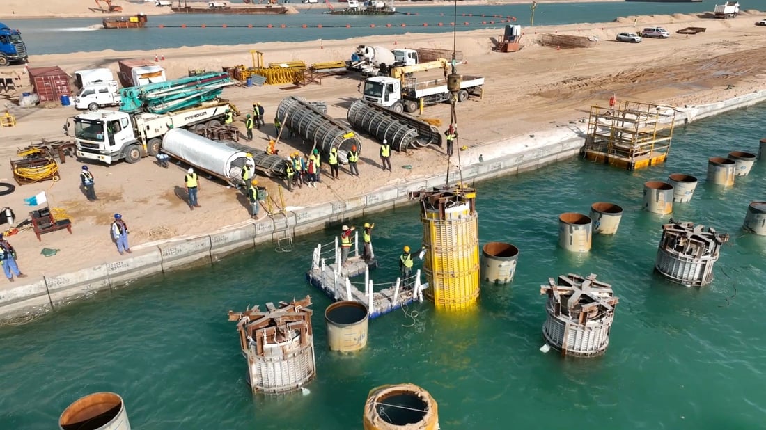 فيديو: تصاعد وتيرة العمل في ميناء الفاو.. نسبة الإنجاز تجاوزت خطة التنفيذ