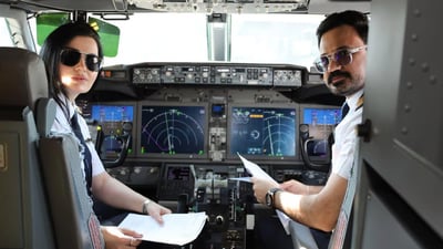 Kurdish female pilot makes history with Baghdad-Dubai flight