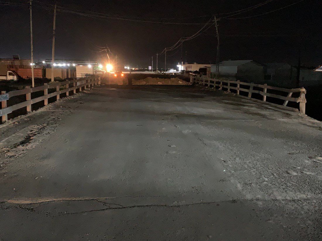 جسر عوينات تحت الصيانة وطريق ربيعة مغلق أمام القادمين من الموصل حتى مساء الأحد