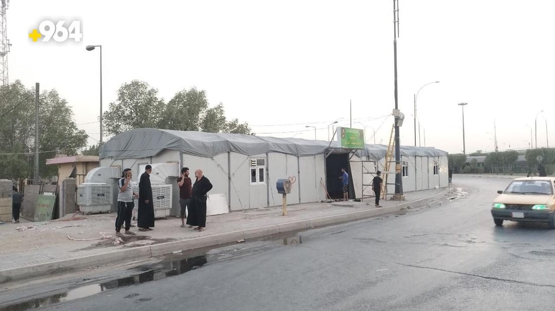 صور: مواكب الحلة هذا العام مختلفة.. “المشاية” سيستريحون في غرف مكيفة