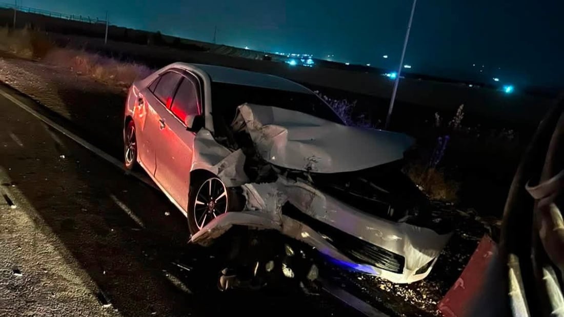 دوو ئۆتۆمبێل و تراکتۆرێک پێکیاندادا و حەوت کەس برینداربوون
