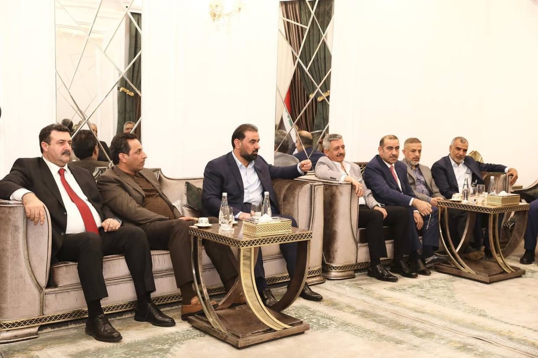 صور: جلسة صلح بين هيبت الحلبوسي وشاخوان عبدالله برعاية المشهداني
