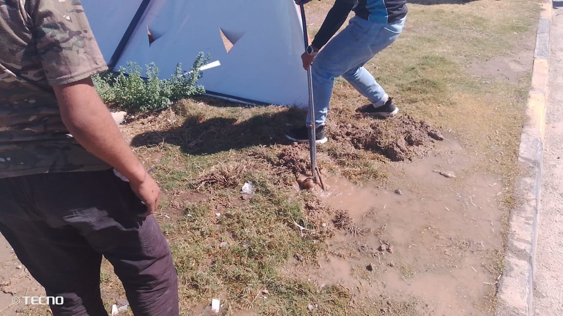 پۆستەرەکانی بانگەشە زیانیان بە تۆڕەکانی ئاوی کەرکوک گەیاندووە