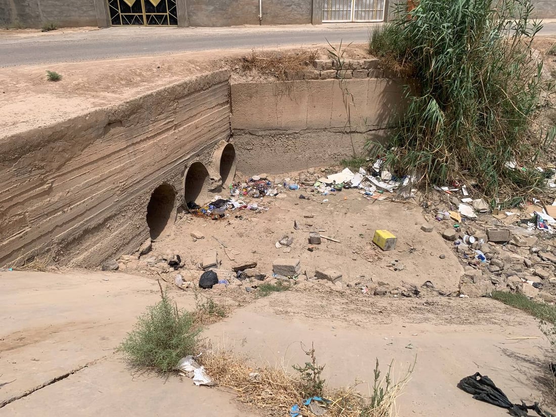 صور: نادي الضلوعية يعلق نشاطاته الرياضية بسبب جفاف أرضية الملعب