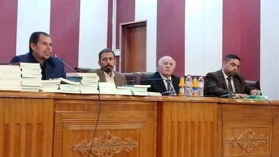 جامعة المثنى تحتفي بعودة يحيى السماوي من أستراليا (صور)