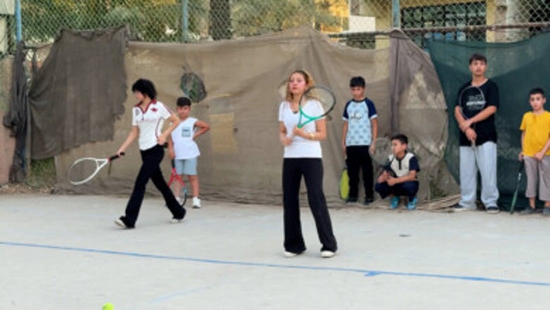 From landfill to tennis hub: Diyala center nurtures young players
