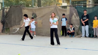 From landfill to tennis hub: Diyala center nurtures young players