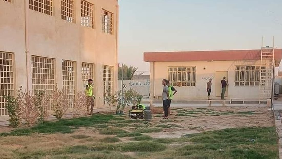 ديالى: “الجهنم وفرشة البطل” لتزيين الاسواق والمدارس في السعدية (صور)