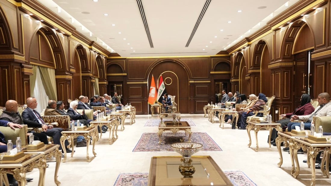الحلبوسي خلال استقباله الحمداني: باركنا خطوة إصلاح مجلس بغداد
