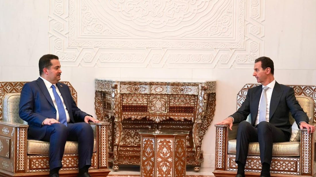 صور من دمشق: استقبال فوق العادة للسوداني ومباحثات حول الأمن والمياه مع الأسد