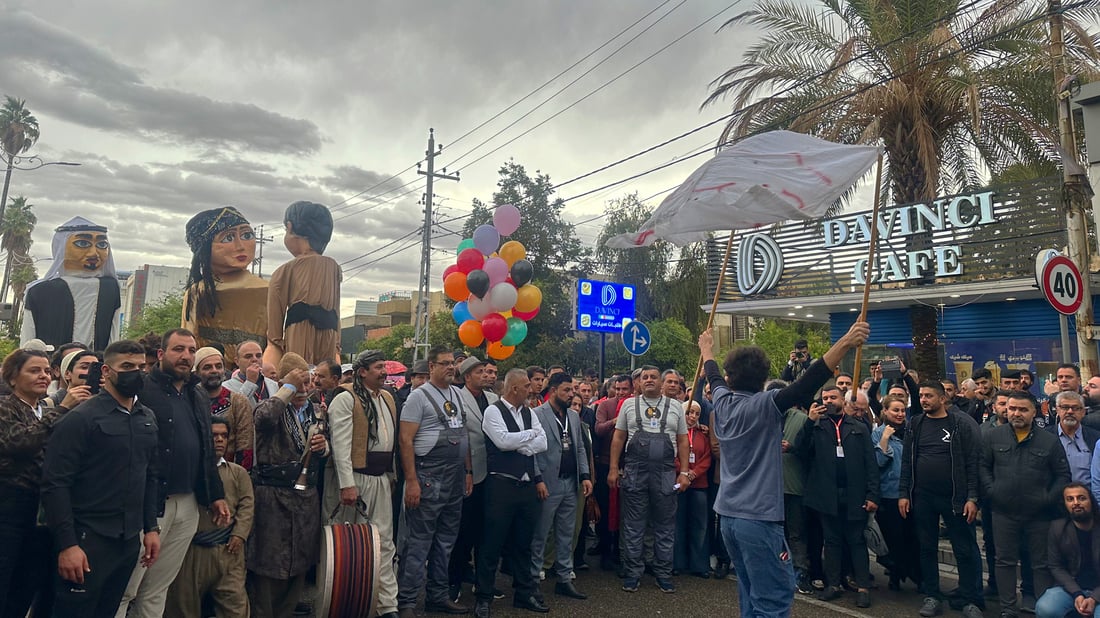 هەشتەمین فێستیڤاڵی نێودەوڵەتیی شانۆی شەقامی کەرکوک دەستیپێکرد