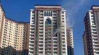 شاهد 17 حالة اختناق في أربيل.. إخماد حريق داخل عمارات 