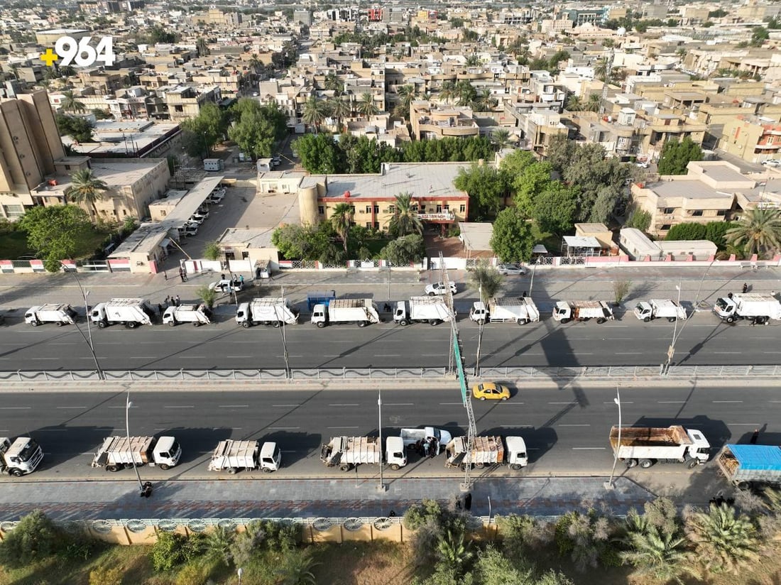 صور: على رأس أسطول باصات وكابسات.. محافظ واسط يذهب إلى كربلاء لدعم الأربعين