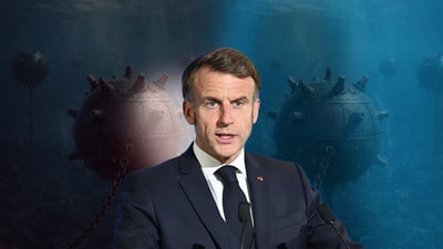 ماکرۆن رەتیدەکاتەوە کە هیچ مینێک لە “تەنگەی هورمز” چێندرابێت