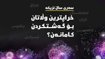 خراپترین وڵاتان بۆ گەشتکردن کامانەن؟