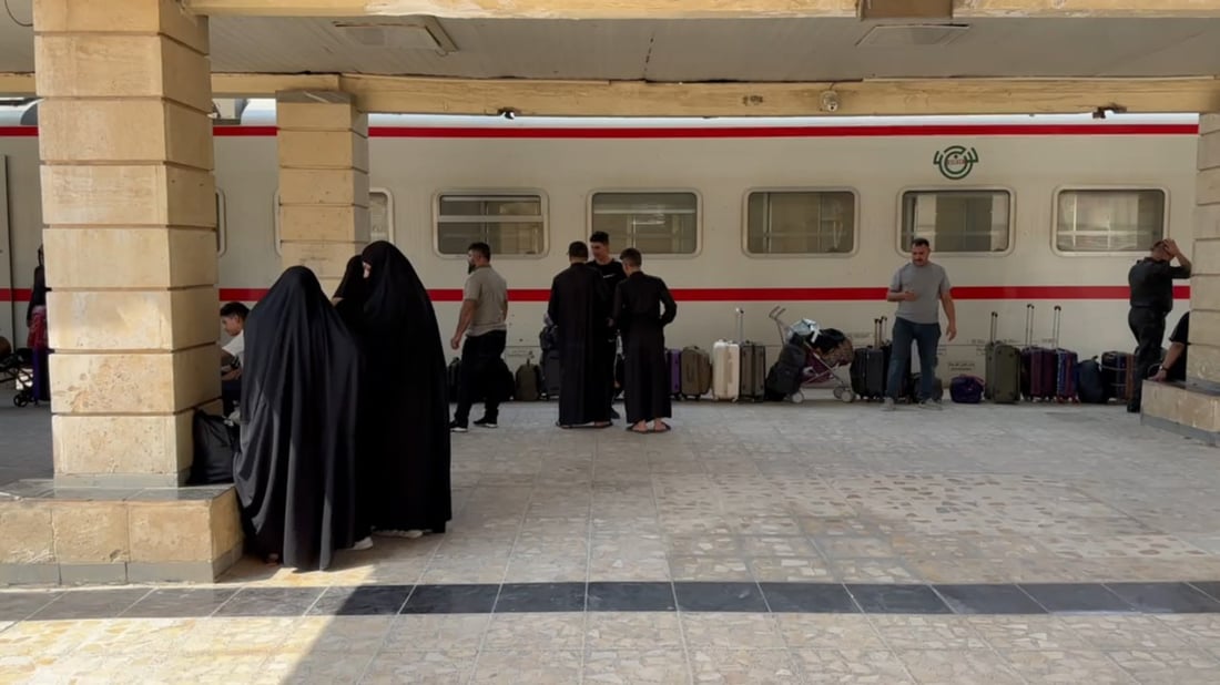أرقام وصور: ازدياد مسافري قطار بصرة – بغداد.. ورحلة مخصصة للإيرانيين الأحد