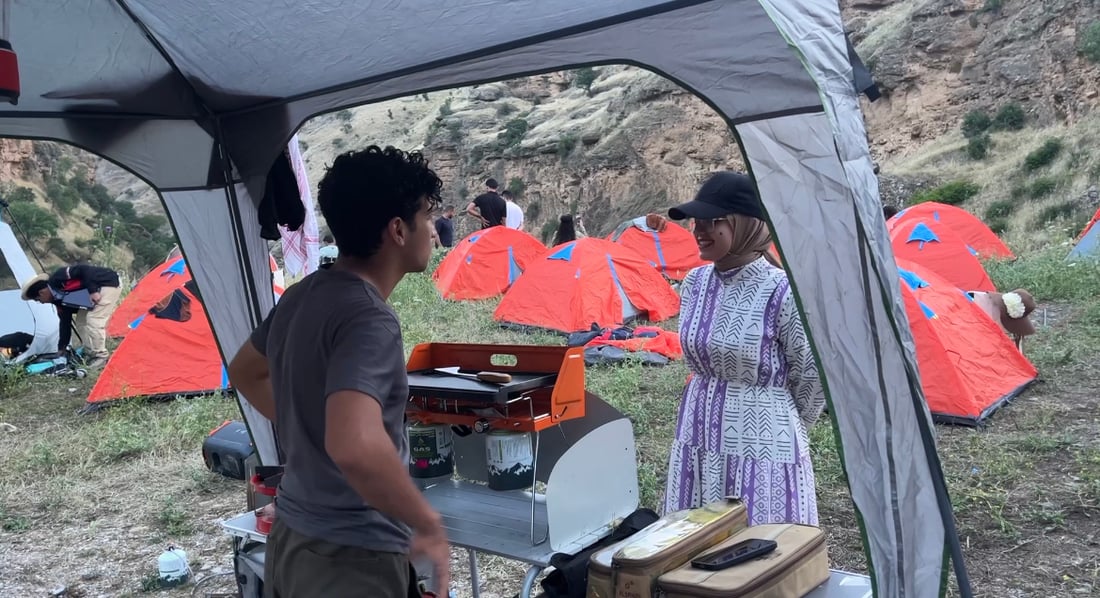 صور: شباب الجنوب يستكشفون حلبجة.. 3 أيام صمت إلا من صوت الطبيعة