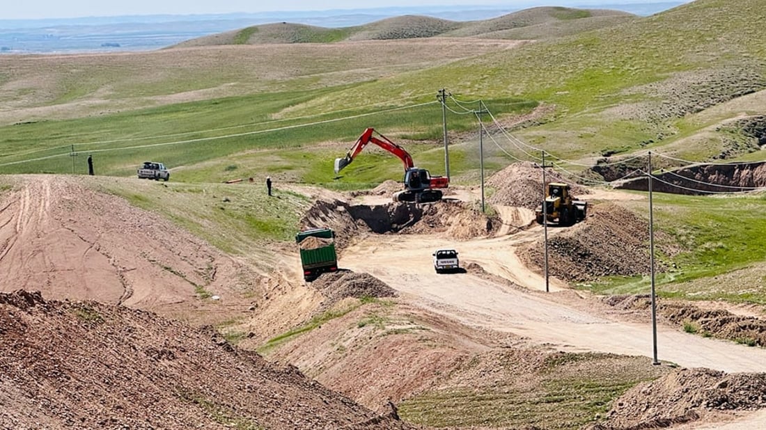 35٪ـی کارەکانی دروستکردنی رێگای مەزارگەی ئەنفالکراوان لە گەرمیان تەواو بووە
