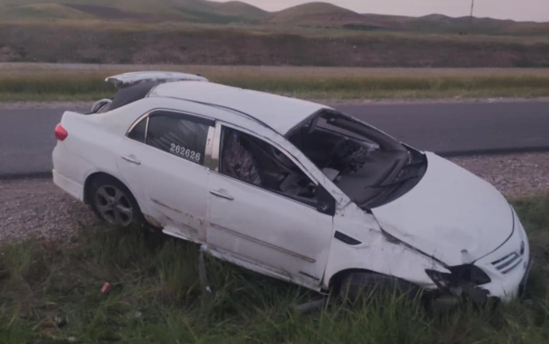 ئۆتۆمبێلێک وەرگەڕا و كەسێک گیانی لەدەست دا