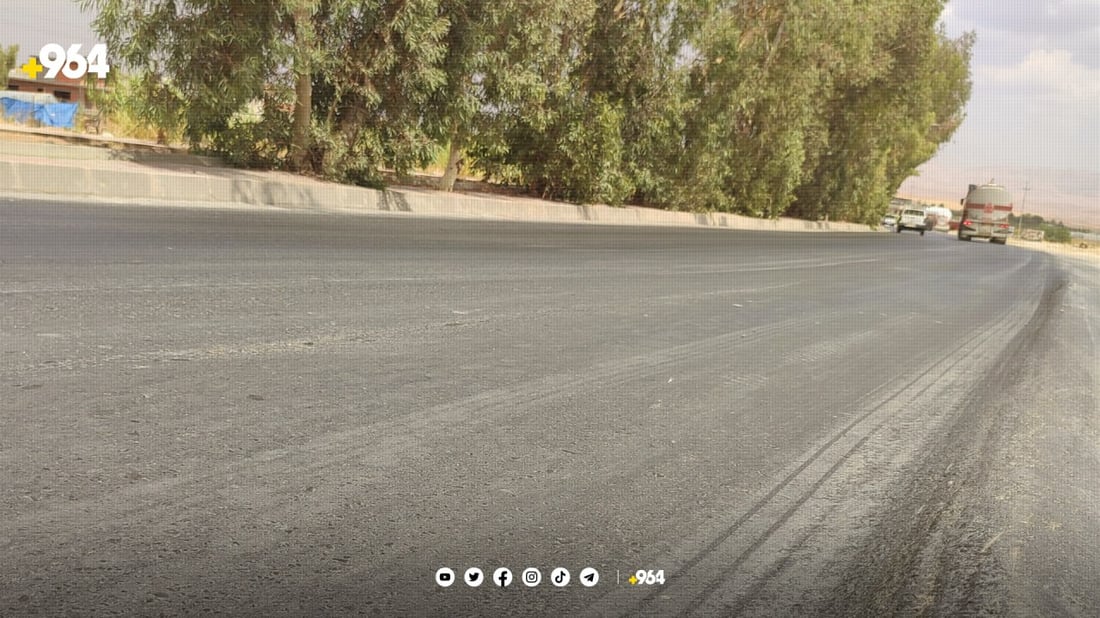 رێگەوبانی چەمچەماڵ: رێگە پڕ لە تاسەکەی بانی مەقان پینە دەکرێت