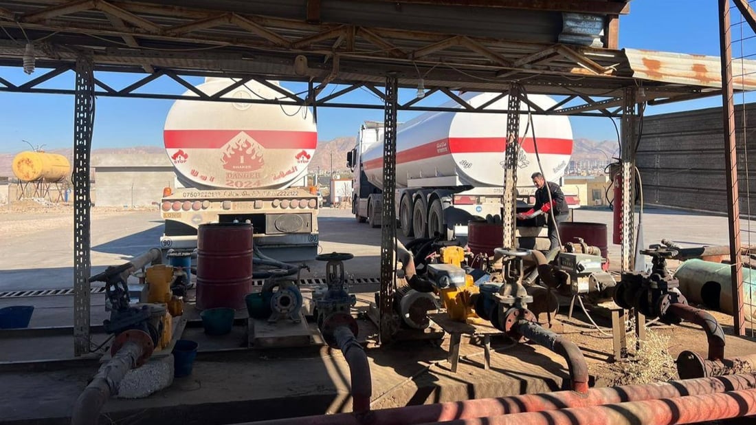 یەکەم کاروانی نەوتی سپی عێراق گەیشتە سلێمانی