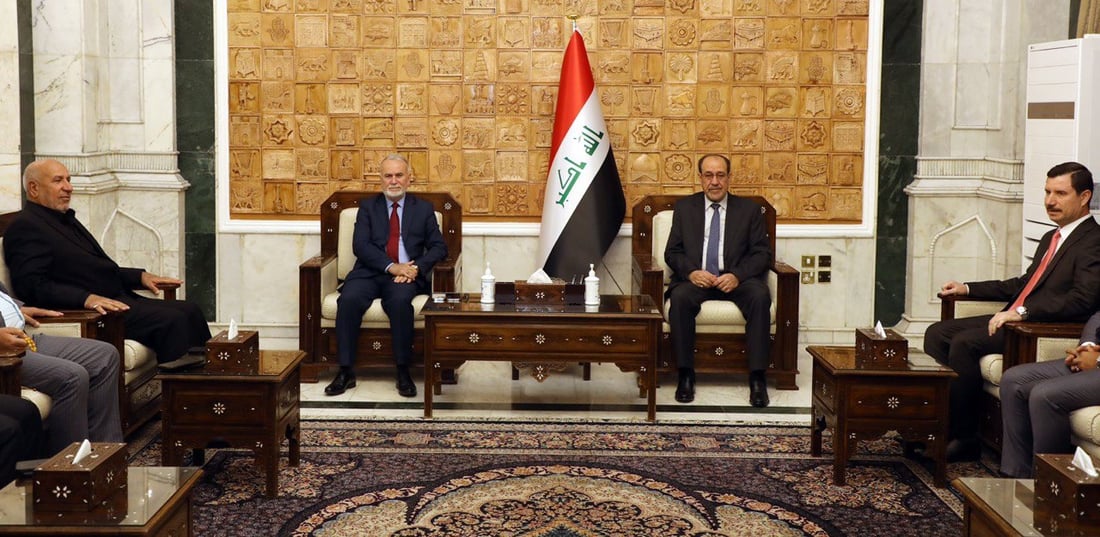 صور: محافظ بغداد في مكتب المالكي برفقة عدد من أعضاء مجلس المحافظة