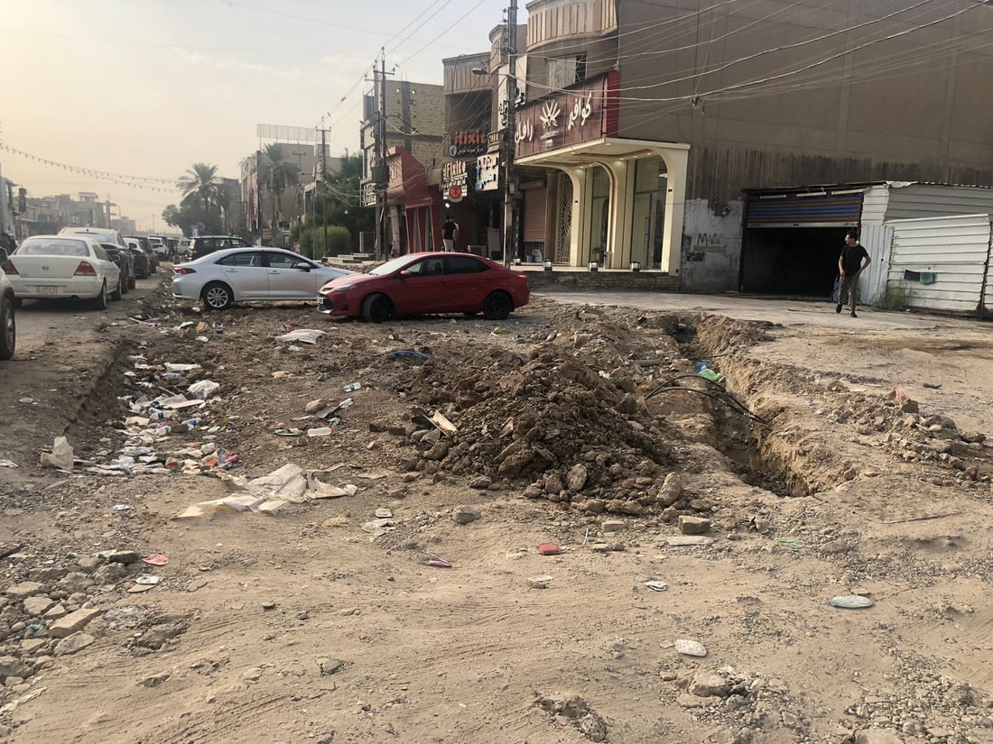 السيدية ستنسى اختناق المنطقة التجارية.. توسيع شارع الخيزران بدأ الآن (صور)