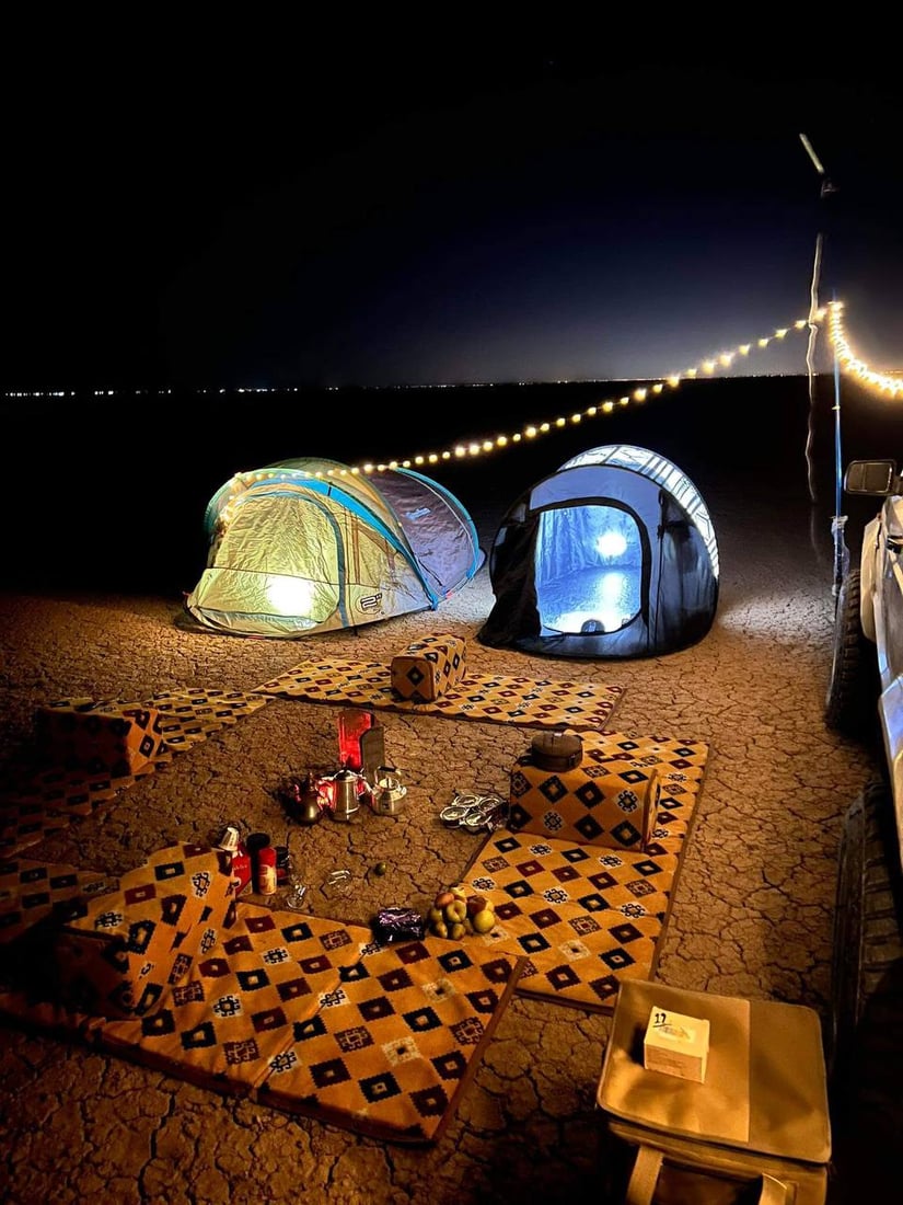 صور: انتهى الصيف والليل يصبح أجمل في واسط.. قمر ونجوم وسفاري في هور الشويجة