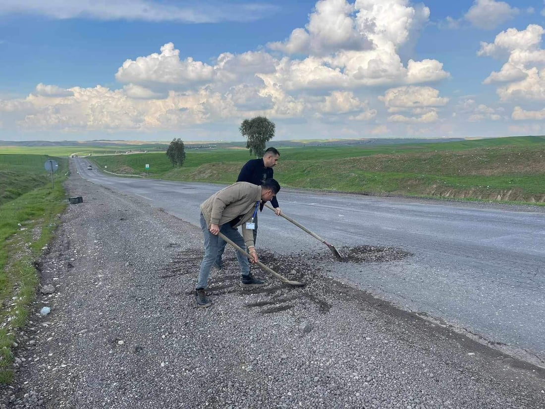 رێگای نێوان بەردەڕەش – کەڵەک نۆژەن دەکرێتەوە