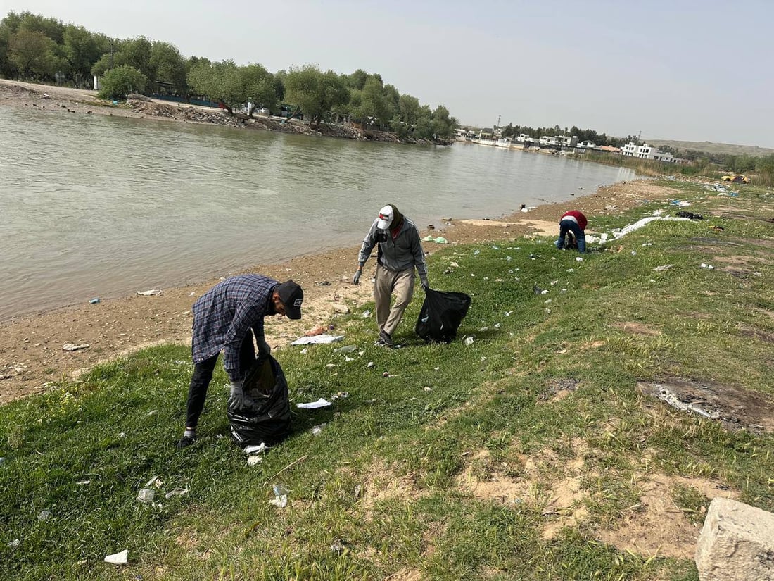 هه‌ڵمه‌تى خاوێنكردنه‌وه‌ى زێی بچووك له‌ ناحیه‌ى پردێ به‌ڕێوه‌چوو