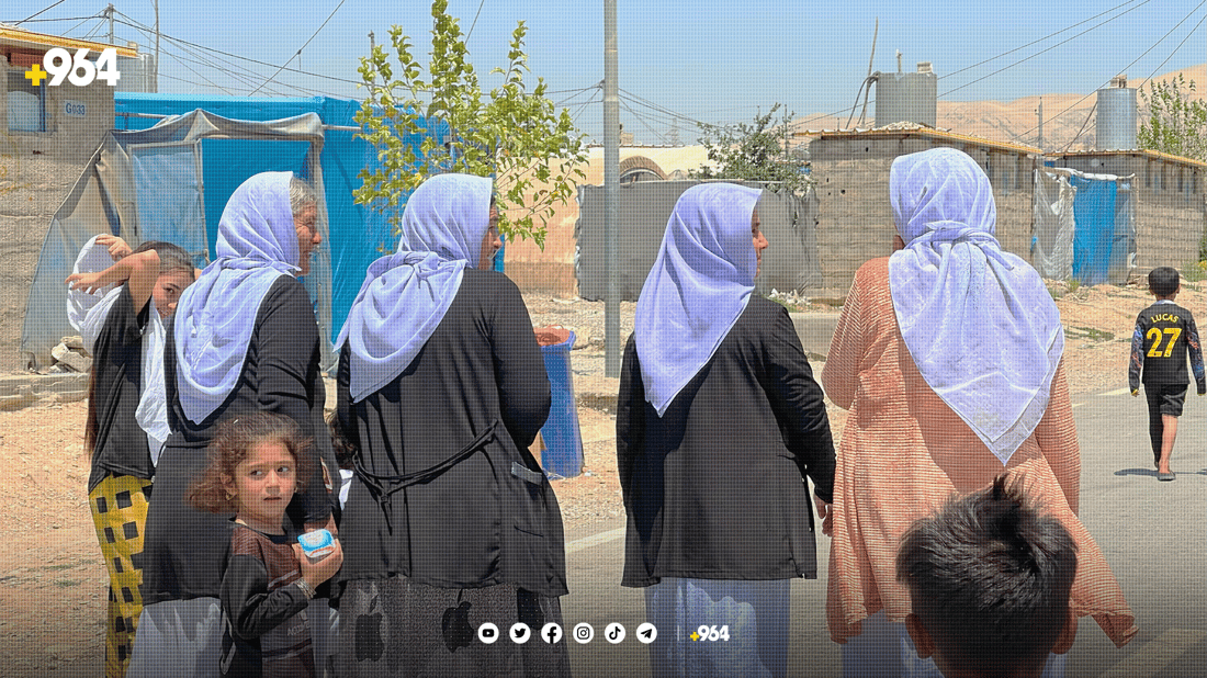 لە سلێمانی 121 خێزانی ئێزدی کەمپی ئاشتیان جێهێشتووە