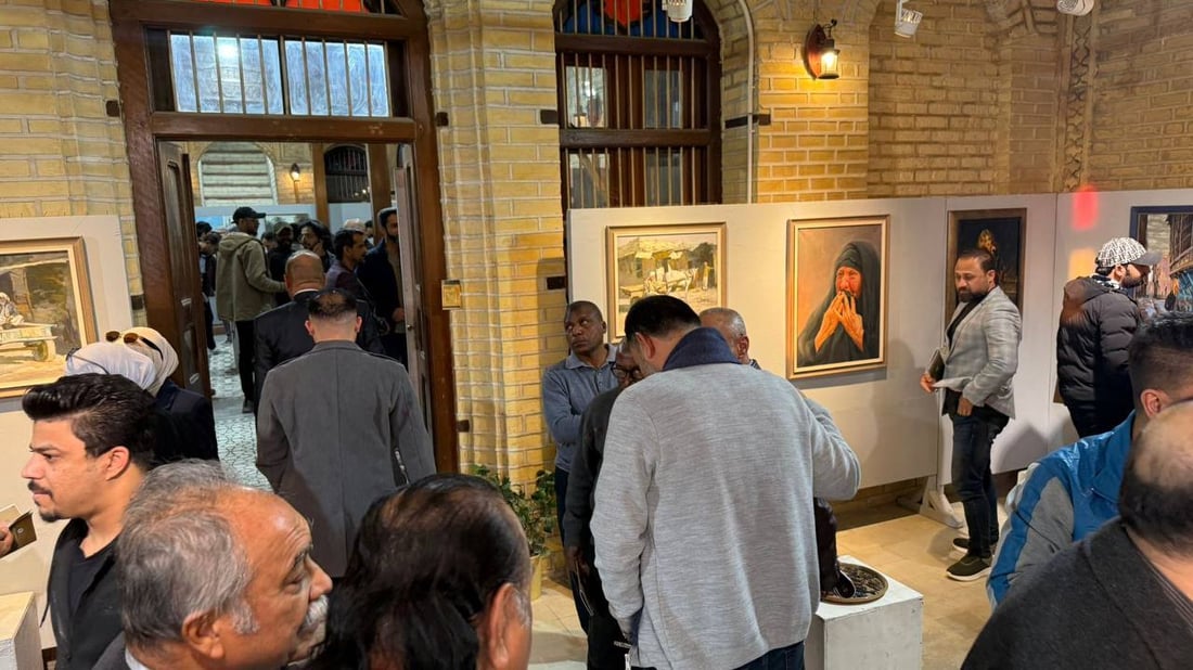 البيت العتيق لم يتسع للجمهور.. 55 لوحة فنية في البصرة حصيلة عام 2024 (صور)