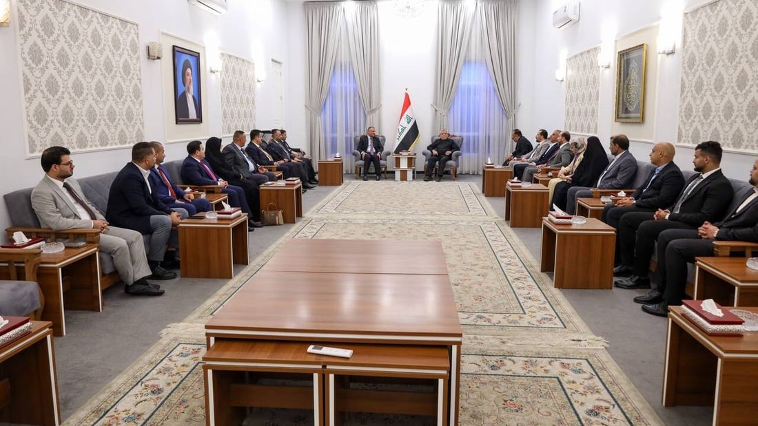صور: محمد جميل المياحي يتقدم أعضاء مجلس واسط للقاء هادي العامري في بغداد
