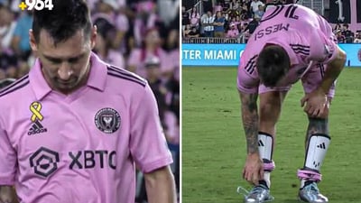 مێسی و ئه‌لبا تووشی پێكان بوون