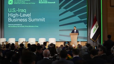 الزيدي من واشنطن: العراق يبحث عن شركاء في التنمية لا مقاولين
