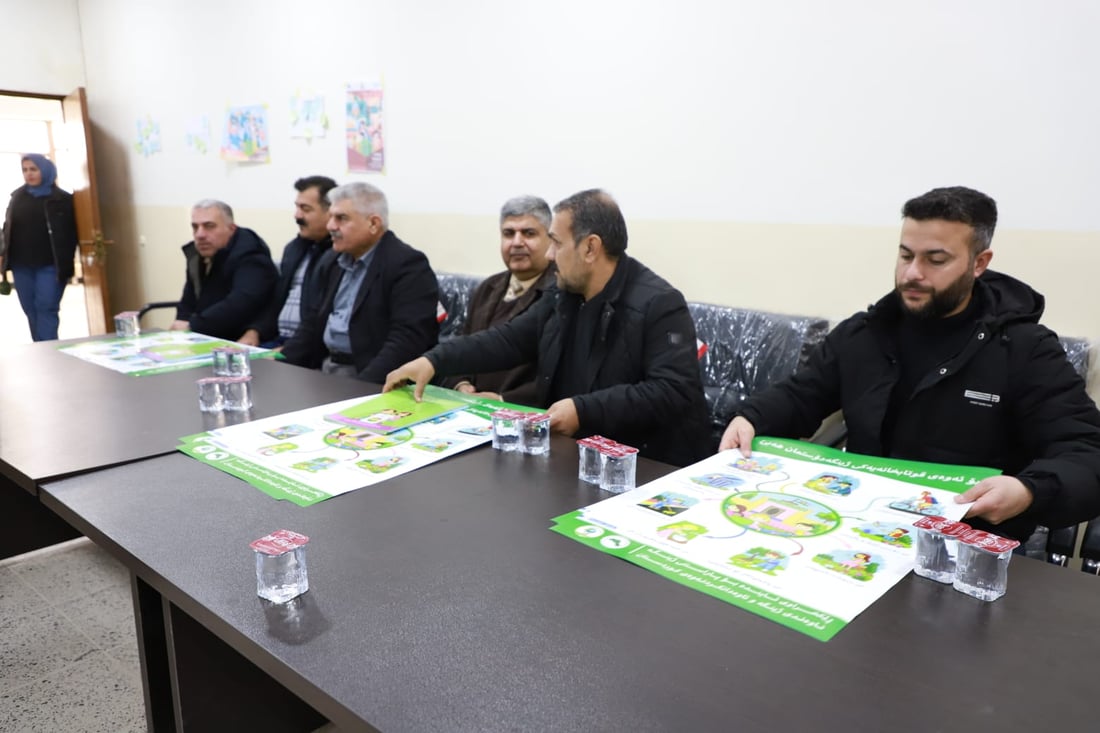 هەڵمەتی هۆشیاری ژینگەیی بۆ 10 قوتابخانە و باخچەی منداڵان هەڵەبجە راگەیەندرا